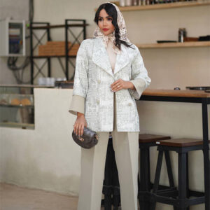 ست کت و شلوار زنانه مجلسی و بهاری با ژاکارد پارچه کوک