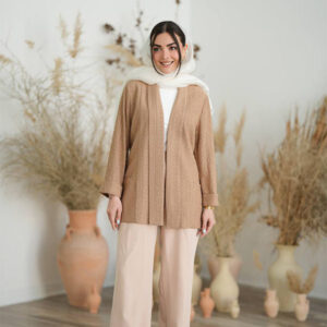 مانتو کتی تک زنانه با پارچه مراکشی دو سایز 38 تا 44