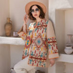 مانتو مدل ملین خنک و تابستونی با پارچه لنین گلدوزی شده