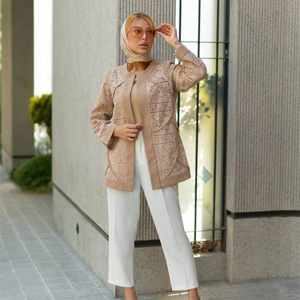 مانتو خنک و تابستونی با پارچه لنین سایز 38 تا 44