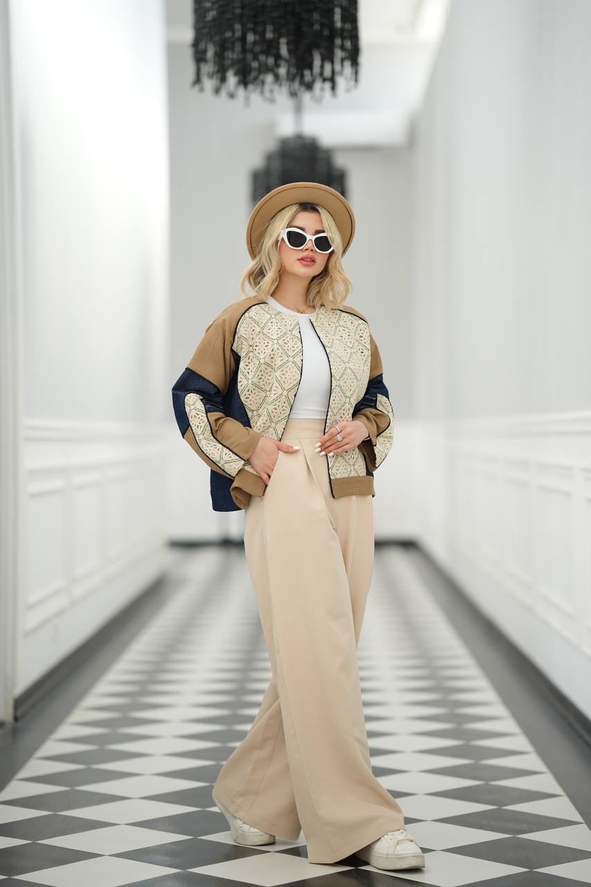 مانتو عید با پارچه لنین سایز 38 تا 44