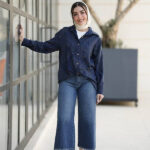 شومیز زنانه با پارچه لنین گازوئیلی دو سایز 38 تا 44