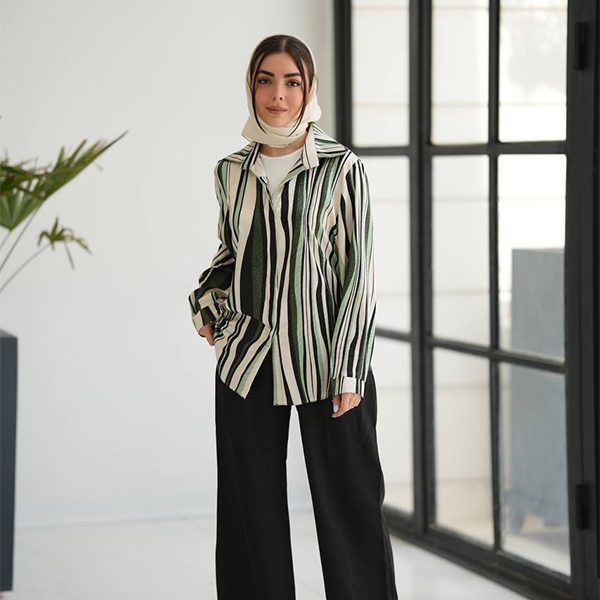 شومیز پیراهنی ساتن زارا تیدا